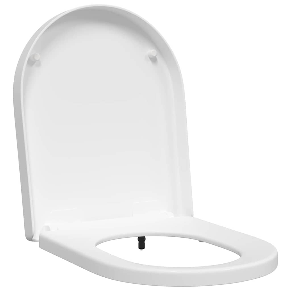 vidaXL Toilettensitz Weiß 48 x 36,5 x 4,5 cm Polypropylen Image