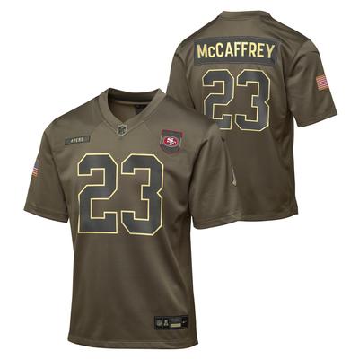 San Francisco 49ers Nike Salute To Service Trikot - Christian McCaffrey - Jugendliche Image