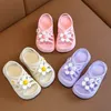 Neue Sommer Kinder Hausschuhe Blumenmuster Geschmeidige Komfort Sandale Für Mädchen Im Alter Von 2-8 Mädchen Nicht-slip Seabeach Flip-Flops Hause Kinder Schuhe