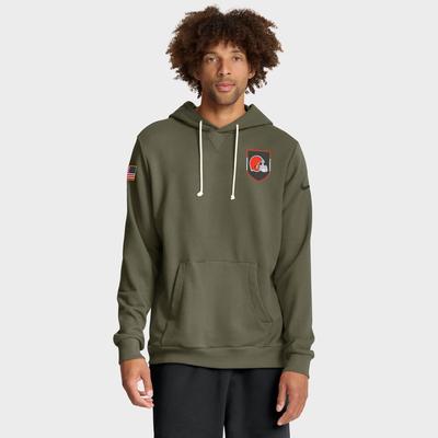 Cleveland Browns Nike 2025 Salute To Service Dominant Force Dri-FIT Hoodie - Herren Image