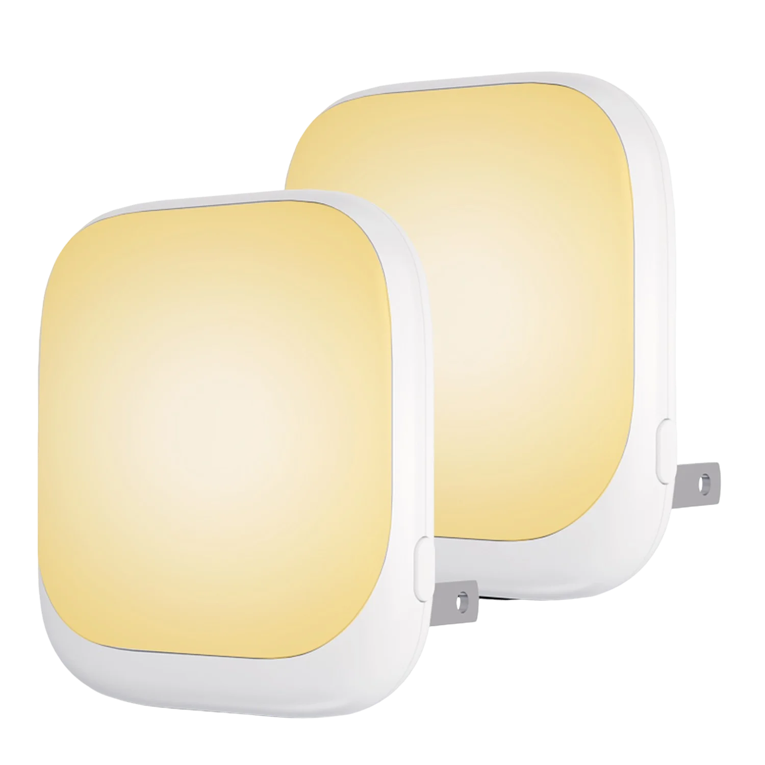 1/2 Stück Stecker LED Nachtlichter Nachtlicht Stecker in Wand Dämmerung bis Morgendämmerung Sensor LED Nachtlicht Sensor für Schlafzimmer, Flur, Küche