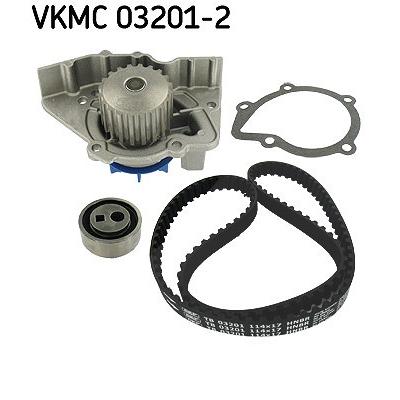 Skf Wasserpumpe + Zahnriemensatz [Hersteller-Nr. VKMC03201-2] für Citroën, Fiat, Lancia, Peugeot Image