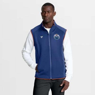 Edmonton Oilers Authentic Pro Weste mit durchgehendem Reißverschluss – Herren Image