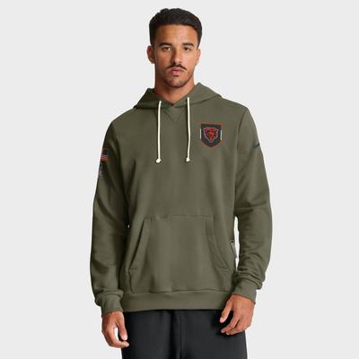 Chicago Bears Nike 2025 Salute To Service Dominant Force Dri-FIT Hoodie - Herren Image
