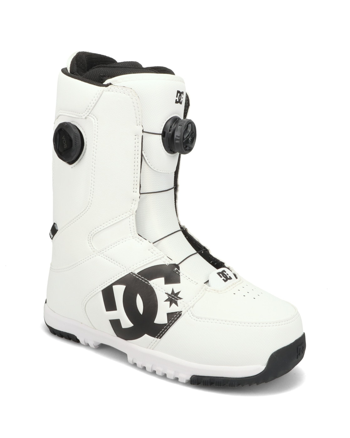 Snowboardboots DC SHOES "Control" Gr. 10, weiß (sanftes weiß), Schuhe, 10 (43), Obermaterial: Synthetikmaterial / Futter: Textil / Außensohle: EVA