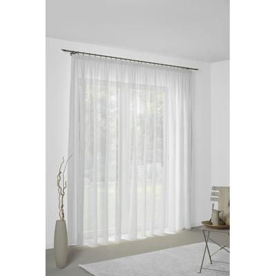 Vorhang WIRTH "Sunday", weiß, B:142cm H:145cm, Baumwolle, Polyester, Gardinen, nach Maß Image