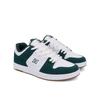 Skateschuh DC SHOES "Manteca 4 S", Gr. 8,5(41), grün (grün, weiß), 53.02% Leder, 46.98% Synthetikmaterial, Schuhe