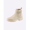 Stiefelette HEINE, Damen, Gr. 38, beige, Synthetik, modisch, Schuhe