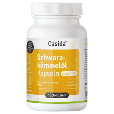 Schwarzkümmelöl Kapseln 3000 mg hochdosiert 180 St Image