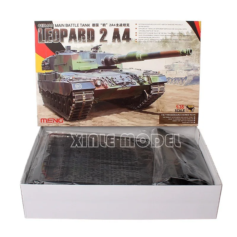 MENG Modellbausätze 1/35 TS-016 Hyundai Leopard 2A4 Kampfpanzer für Militärspielzeug Modell Hobby Sammlung