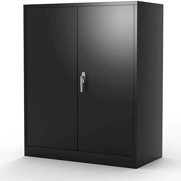 Commercial Furniture Steel Locker Swing Door Metal Counter Height Filing Cabinet Locker Storage Cabinet
