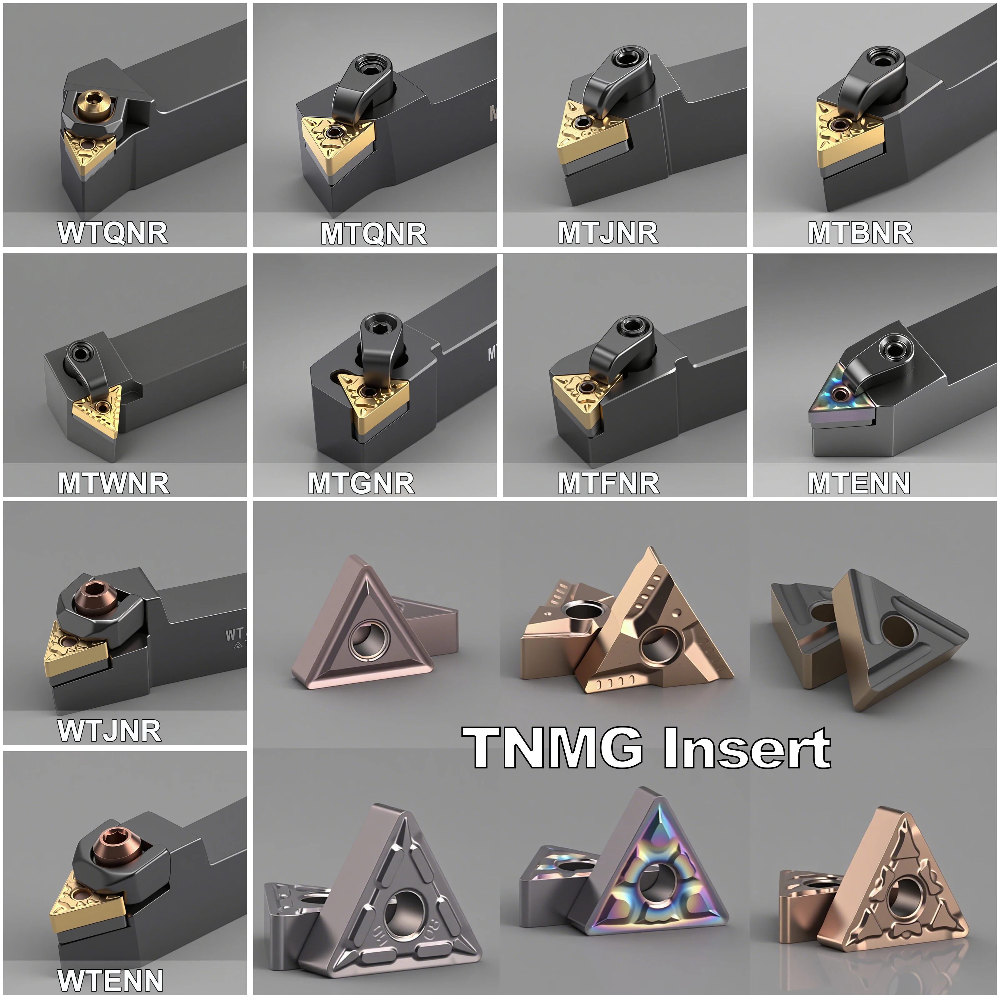 MZG MTBNR MTENN MTFNR MTGNR MTJNR MTQNR MTWNR WTQNR WTJNR 1616 2020 2525 Externer Drehwerkzeughalter für TNMG-Hartmetalleinsatz Image