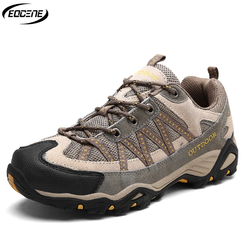 EOCENE Paar Outdoor-Abenteuer Atmungsaktive Mesh Anti-Rutsch Langlebige Grip-Schuhe für Wandern und Trailrunning Stoßdämpfende Freizeitschuhe