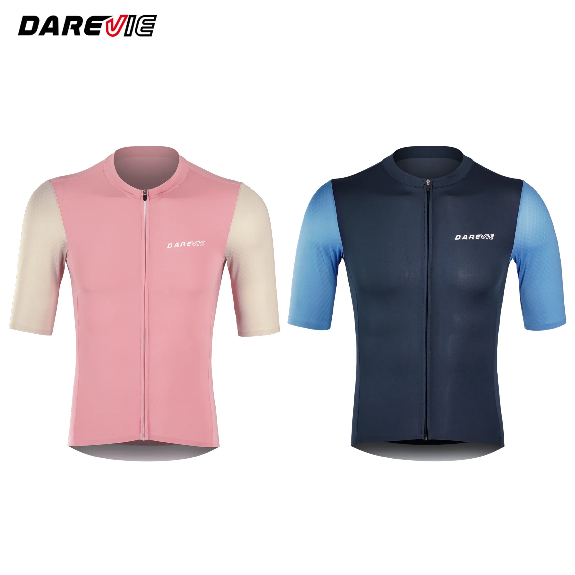 DAREVIE Uomo Ciclismo Maillot SPF 50+ Maglia da ciclismo livello allenamento Uomo Quick Dry Antiscivolo Leggero Morbido Abbigliamento da ciclismo da uomo