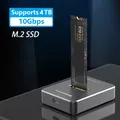 Custodia SSD M.2 NVME 10 Gbps Lettura online Velocità di scrittura Lettore di dischi rigidi Strumento Adattatore NVMe gratuito per Docking station SSD M.2