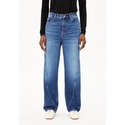 HAAYI | Wide Leg Low Waist aus recycelter Baumwolle - blau (26-32) Image