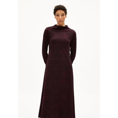 DAILIMAA ZEBRARAA | Jerseykleid aus Bio-Baumwoll Mix - rot (S) Image