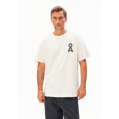 AADRU Å ZICK ZACK | T-Shirt aus Bio-Baumwolle - beige (M) Image