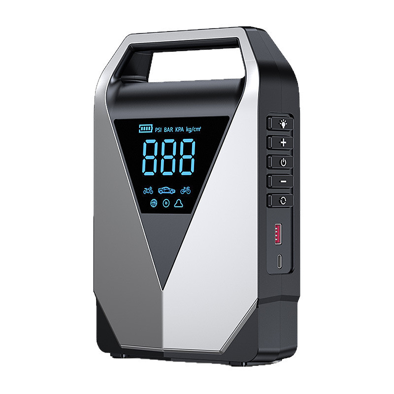 Car Jump Starter All-in-one Inflatable Pump 8000mah Portable Charger Auto Starting Device Emergency Car Battery Starter