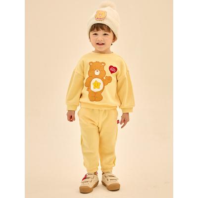 carebears Cute color-blocked king-size top and bottom set