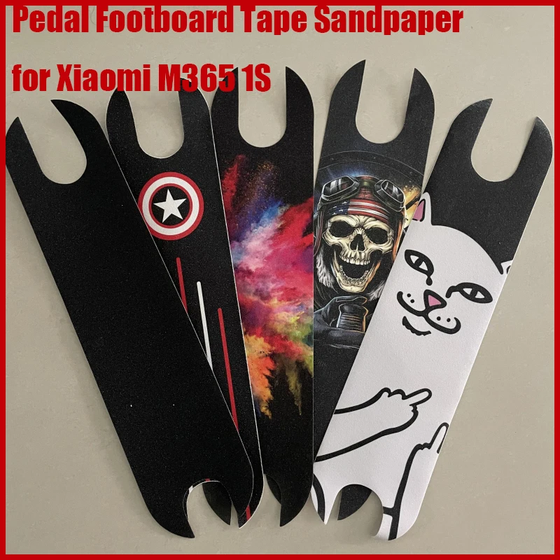 Scooter DIY Pedal Footboard Tape Sandpaper for XIAOMI Mijia M365 Electric Skateboard Scooter Anti-slip Protective Skate Stickers