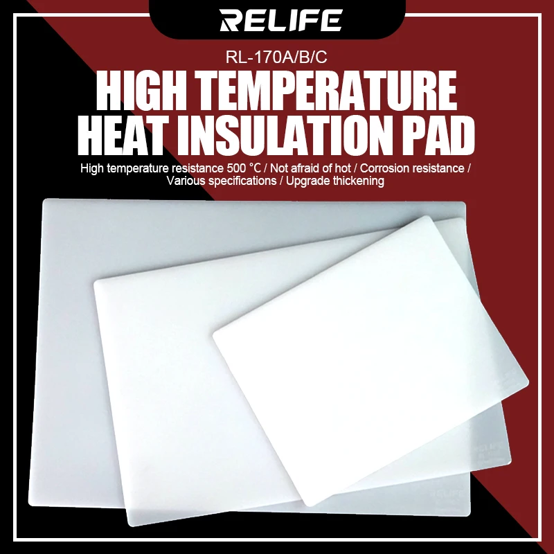 RELIFE RL-170A RL-170B RL-170C Silicone Maintenance Pad Mobile Phone High Temperature Heat Insulation Repair Mat