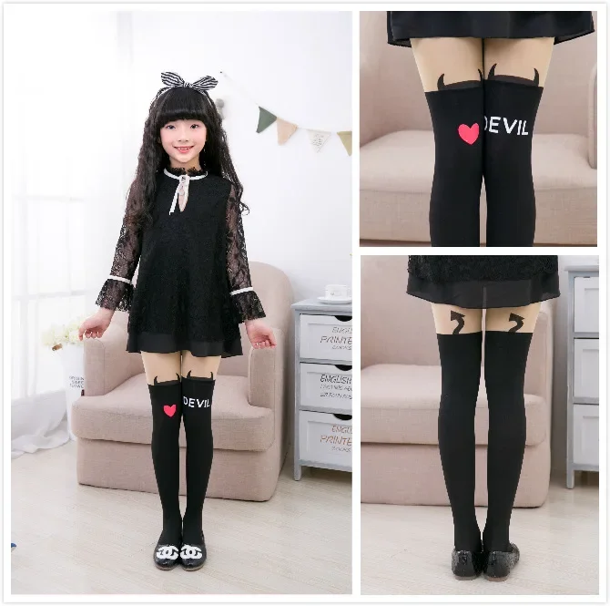 Girls Cute Tights Knee Stockings Pantyhose Tights New Tights Women Autumn Style Women Female Tight Hot Baby Girl Clothing