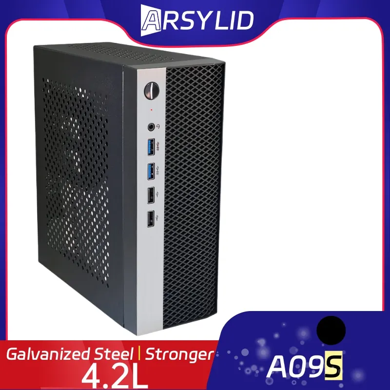 A09S 4.2L ITX châssis A4 HTPC ordinateur Portable Support PCIe 2.5 