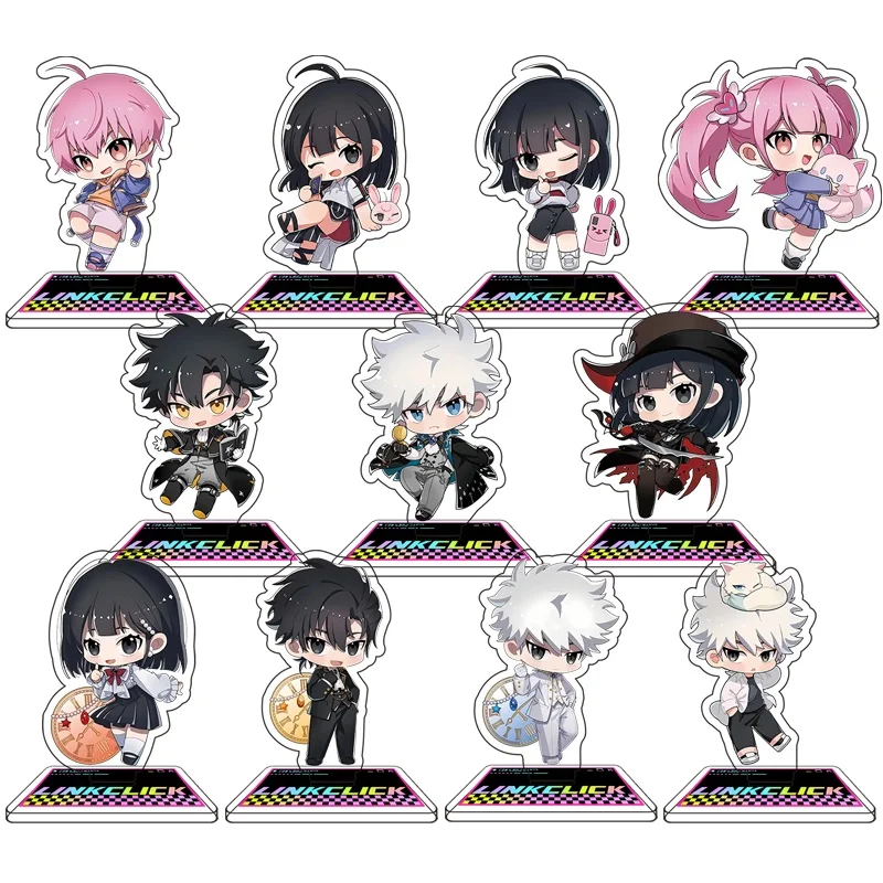 Anime Link Click Acrylic Stands Shi Guang Dai Li Ren Cartoon Figure Stand Model Plate Desk Decor Standing Sign Fans Gift