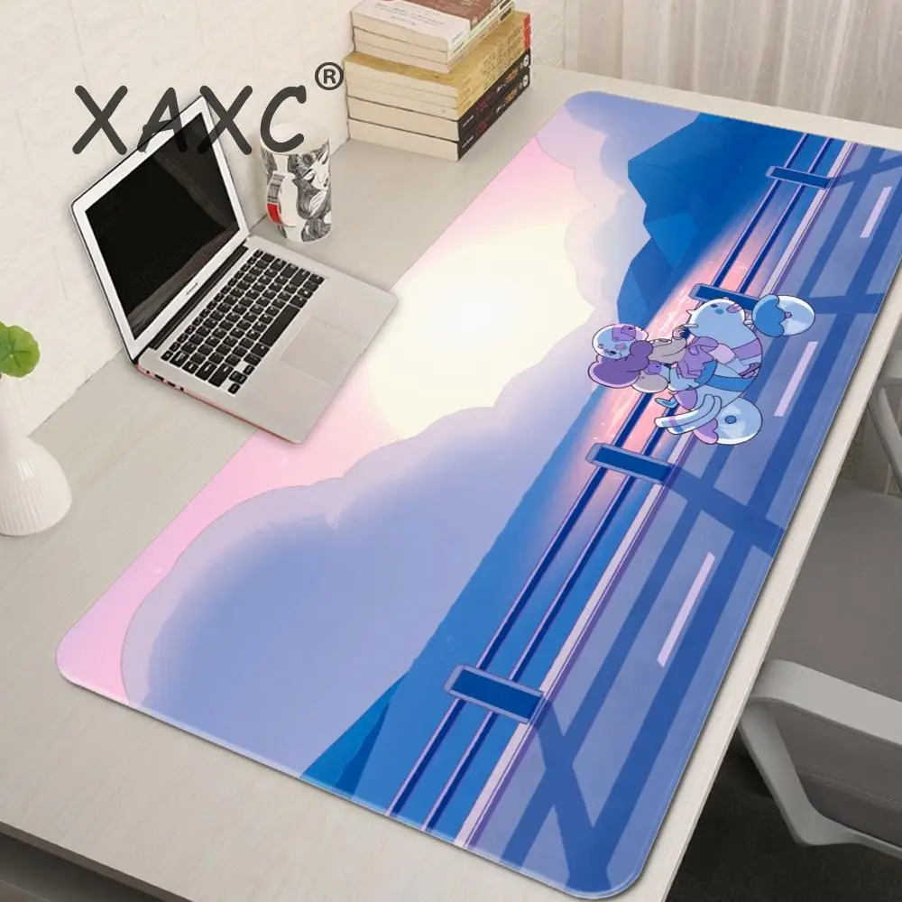 Bee and Puppycat Mousepad HD Printing Computer Gamers Locking Edge Non-slip Mouse Pad XXL90x40cm Keyboard PC Desk Pad