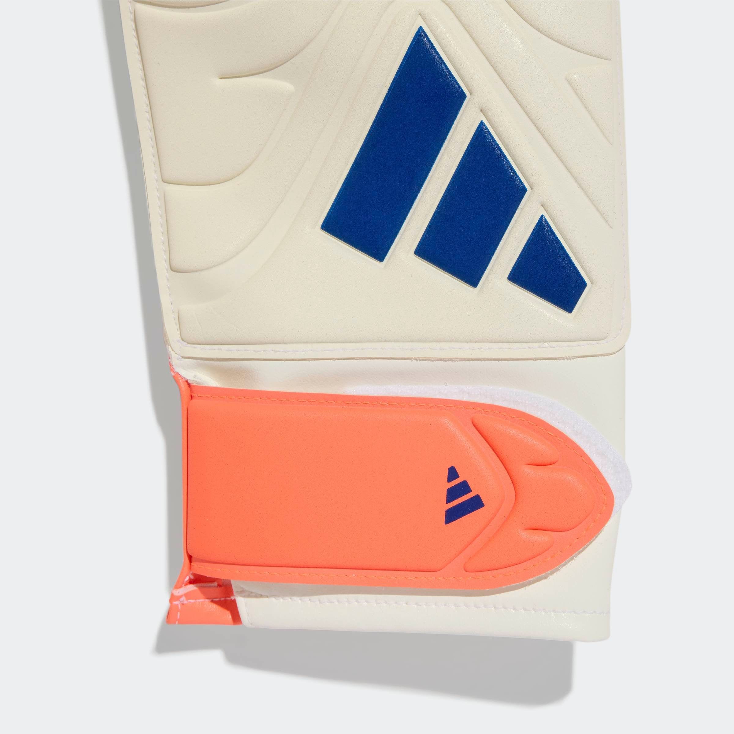 Torwarthandschuhe ADIDAS PERFORMANCE "COPA GL CLB", Herren, Gr. 10, sanftes weiß, lucid blau, signal coral, Sportlich, Handschuhe