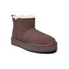 Bootsschuh ROSEMUNDE "Evelyn Leather Elastic Boot", Damen, Gr. 36, braun (dunkelbraun), Obermaterial: 100% Rindveloursleder. Futter: 100% Lammfell, unifarben, casual, Schuhe, Memory Foam für ultimativen Komfort und individuelle Passform.