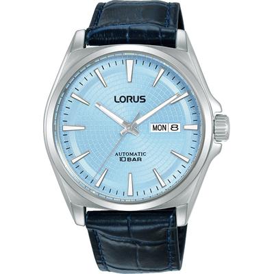 Automatikuhr LORUS, dunkelblau, hellblau, Armbanduhren, Herren, Armbanduhr, Herrenuhr, Mechanische Uhr, Edelstahlarmband, analog, Tag Image