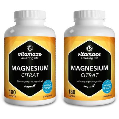 Magnesiumcitrat 360Mg x2 2x180 St Kapseln Image