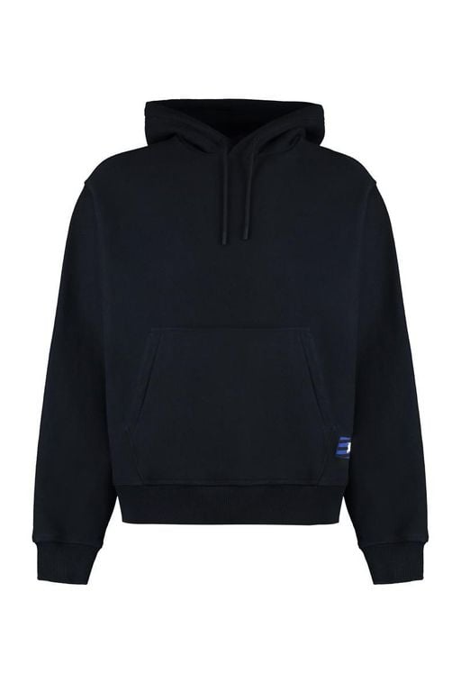 Cotton Hoodie With Equestrian Knight Design For - Black - Burberry Sweats