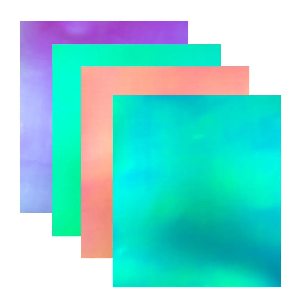 12x10 Zoll schillernde selbst klebende Vinyl folie Film aufkleber DIY Weihnachts fest Party Wand Glas becher Haupt dekoration zum Schneiden Image