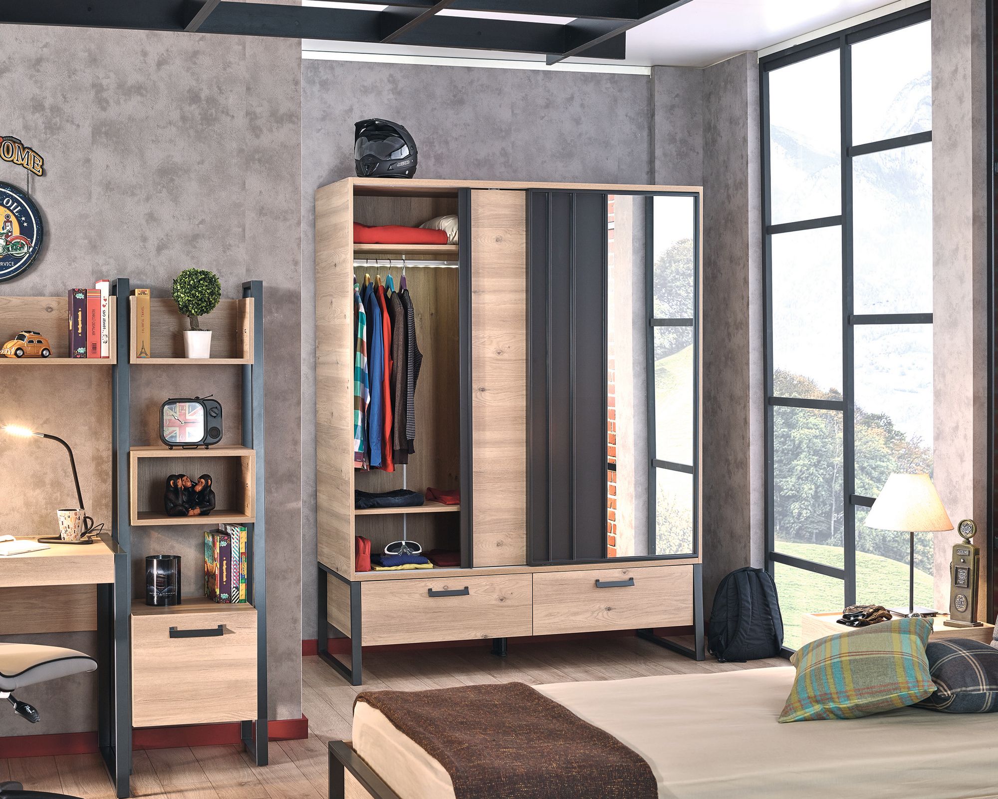 INFANSKIDS »Irony« Schwebetürenschrank 2-türig Image