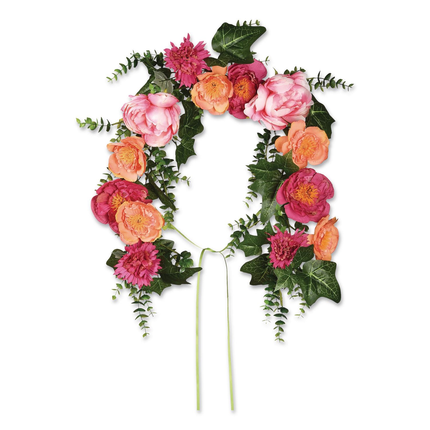 National Tree Company Spring Flowers Mailbox Swag, 36" Long, Pink (NTTRAS20004MB1)