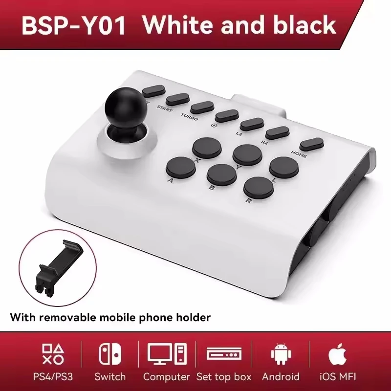 Arcade Gamepad Bluetooth Controller Für Schalter PS4 PS3 Mobile Android IOS iPhone PC TV Joystick Wireless Gaming Control Game Pad Image