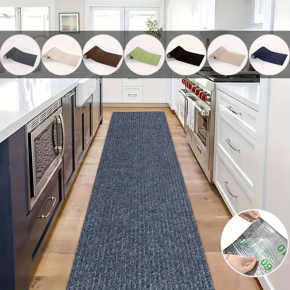 Starke wasserabsorbierende Teppiche, Raumdekoration, Treppenteppich, Wohnzimmerteppich für Schlafzimmer, Küche, Heimdekoration, Badezimmer, selbstklebend Image