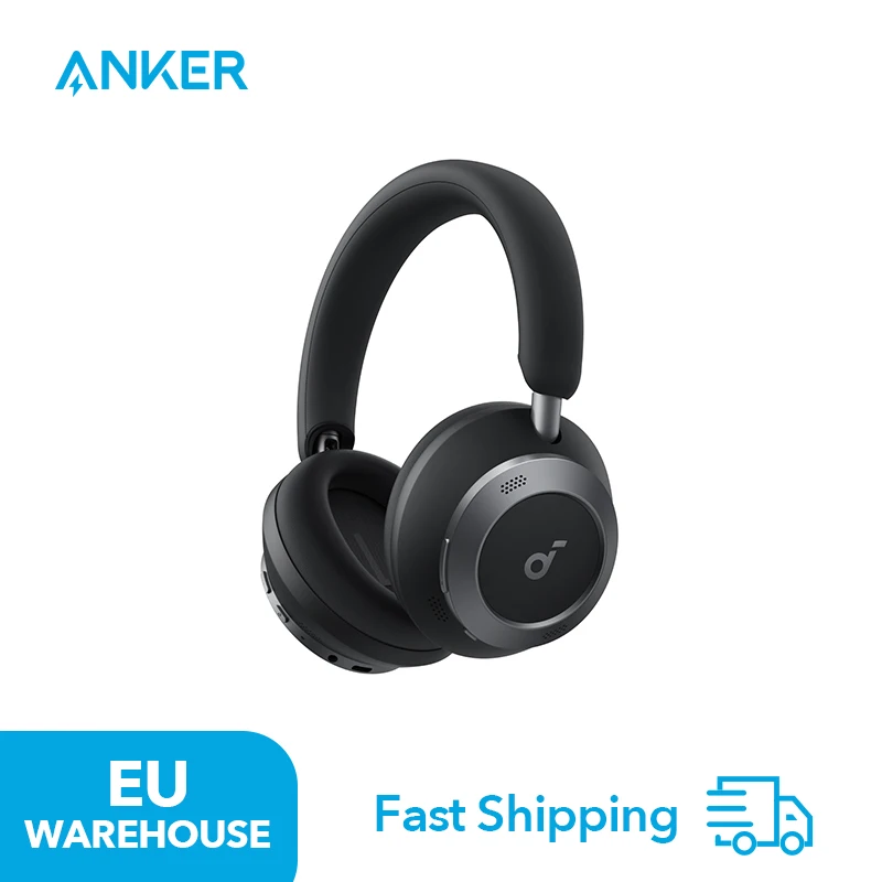 Soundcore Space One Pro, FlexiCurve Over-Ear-Kopfhörer, adaptive aktive Kopfhörer mit Geräuschunterdrückung, angetrieben durch 6 Mikrofone Image