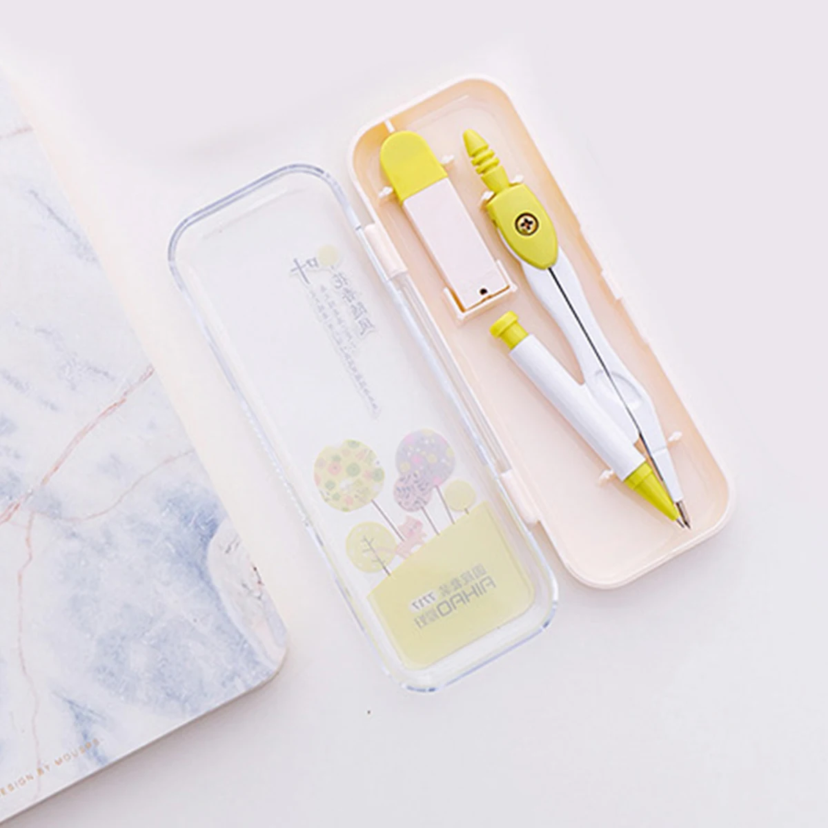 Zeichenkompass, mathematische Geometrie-Werkzeuge für Kreise, Schulbedarf für Schüler, Schreibwaren, Lehrer, Lehrmittel Image