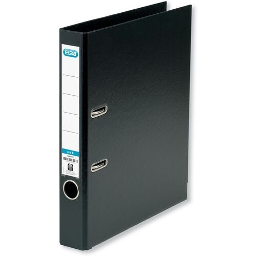 ELBA Smart Pro+ Schmal Ordner DIN A4 50 mm Schwarz 2 Ringe PP (Polypropylen) Image