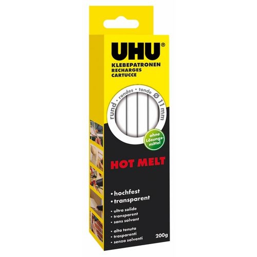 UHU Klebekartusche Permanent Flüssig Transparent 10 Stück à 200 g Image