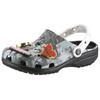 Hausschuh CROCS "Classic Clog Elvis", Herren, Gr. 42, bunt (multifarben), Croslite, casual, Schuhe, Clog, Sandale mit Fersenriemchen