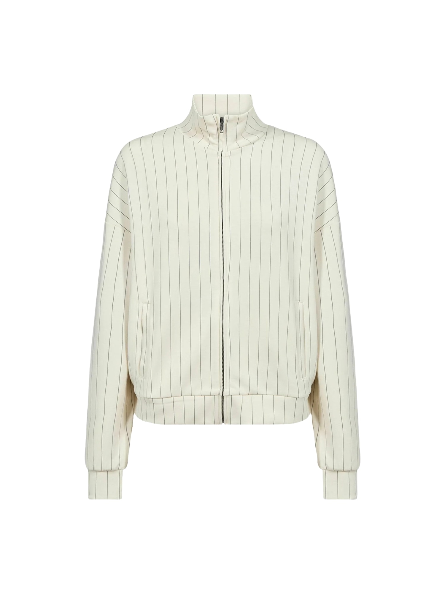 Cardigan SOYACONCEPT "Soya Concept Cardigan SC-SIRI 2", Damen, Gr. M, 1620c cream combi, Obermaterial: 48% Modal, 48% Polyester, 4% Elasthan, Strickjacken