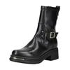 Stiefelette NERO GIARDINI "Nero Giardini Stiefelette Leder/Synthetik", Damen, Gr. 40, schwarz, Leder, Synthetik, casual, Schuhe