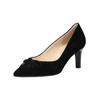 Keilpumps HÖGL "Högl Pumps Leder", Damen, Gr. 39, schwarz, Leder, elegant, Schuhe