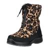 Snowboots JOSEF SEIBEL "Josef Seibel Stiefel Lederimitat/Textil", Damen, Gr. 40, braun (leopard), Lederimitat, Textil, casual, Schuhe