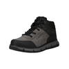 Schnürstiefelette BUGATTI "bugatti Stiefelette Lederimitat", Herren, Gr. 43, schwarz (schwarz, grau), Lederimitat, casual, Schuhe